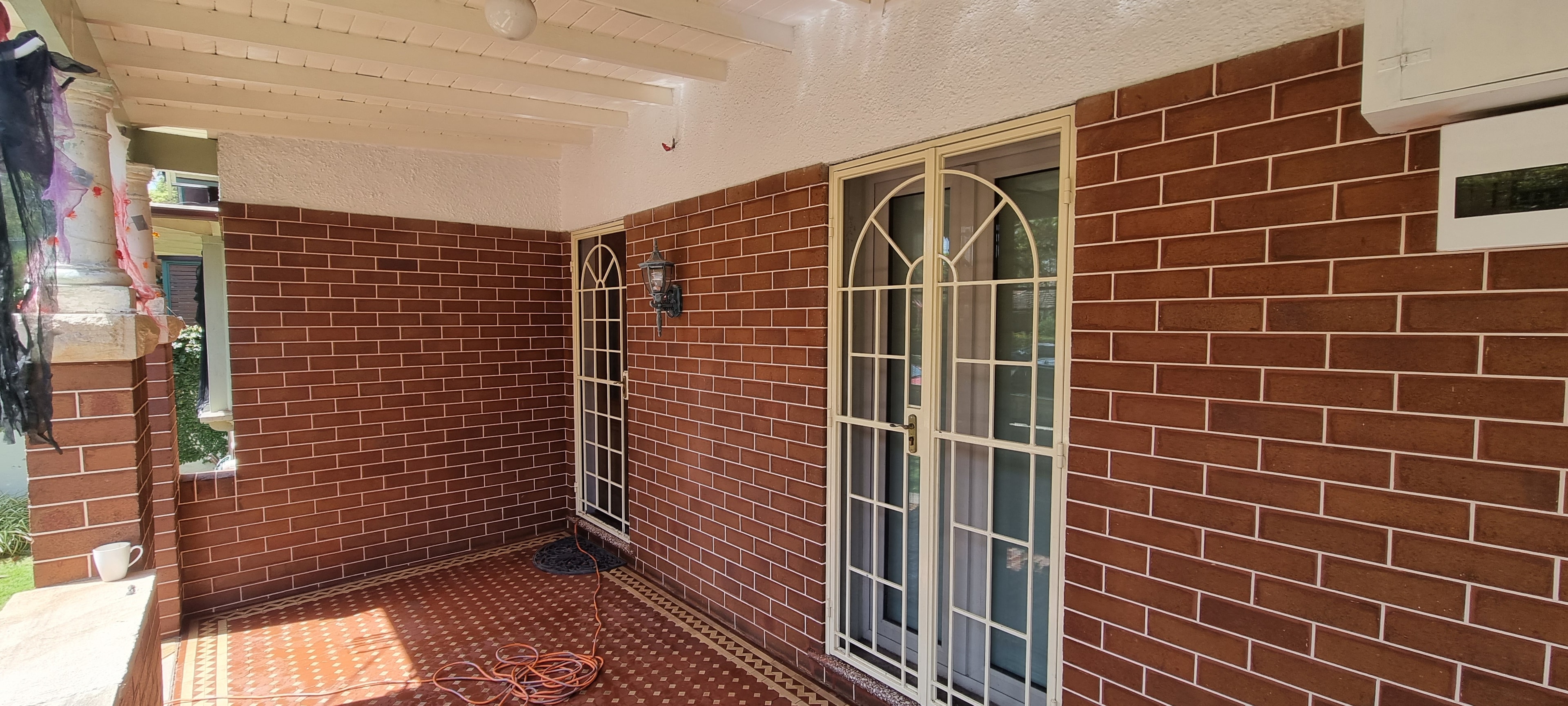 Brick house entrance restoration — Sydney