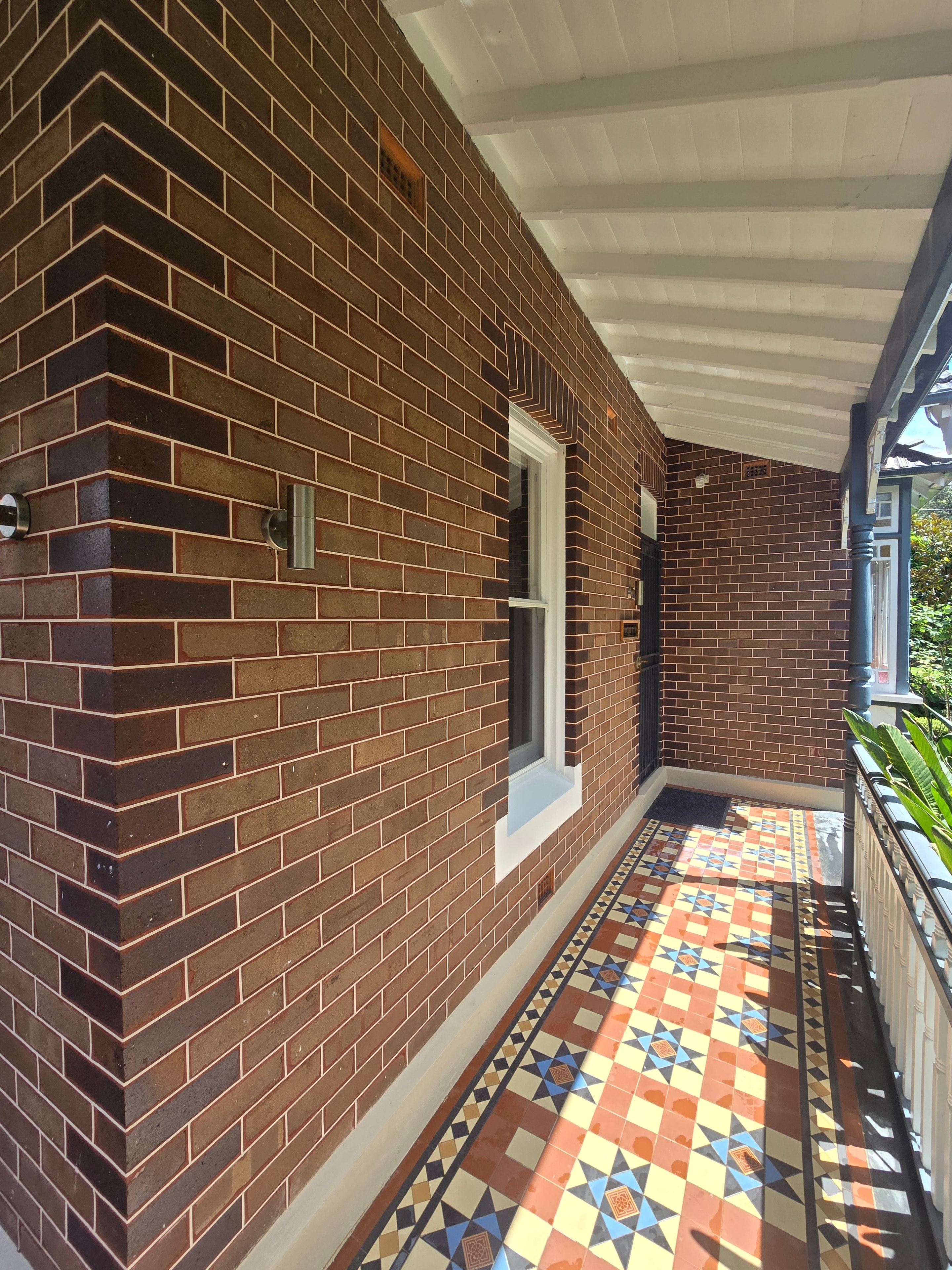 Brick wall restoration — Sydney